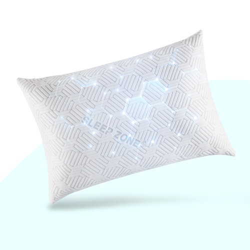 Sleep Zone Medium Cooling Pillow & Reviews Wayfair